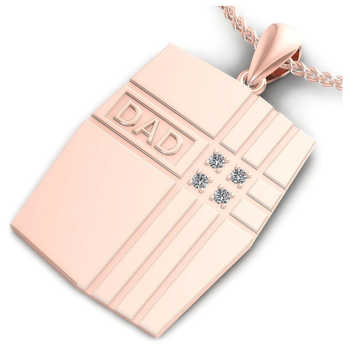 0.15 CT Round Cut Diamonds - Diamond Pendant