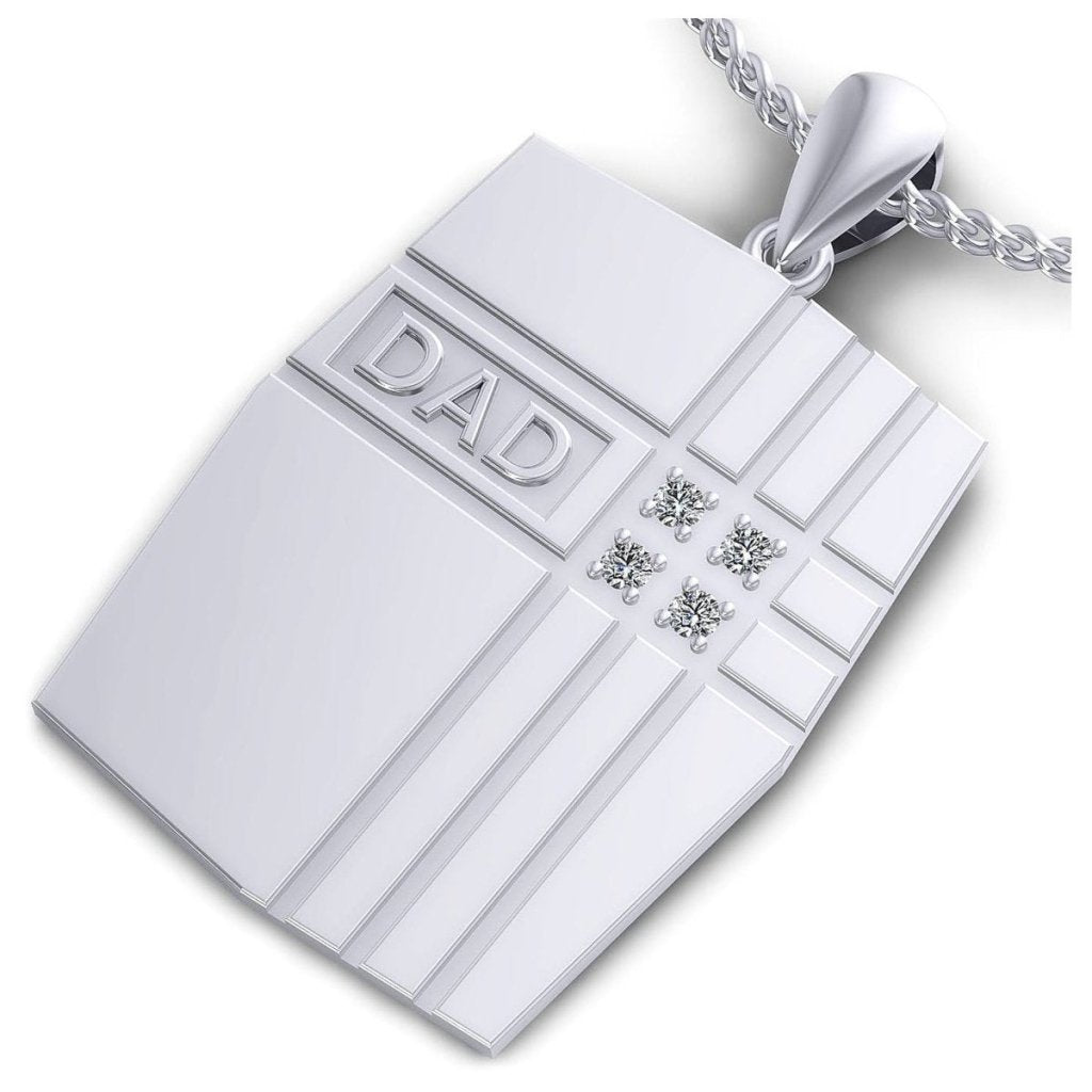 0.15 CT Round Cut Natural Diamonds - Diamond Pendants