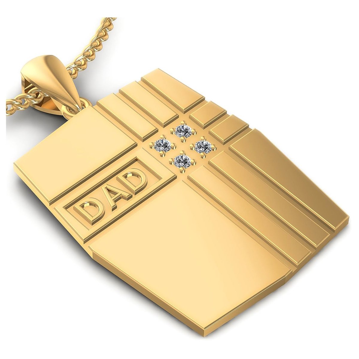 0.15 CT Round Cut Diamonds - Diamond Pendant - Primestyle.com