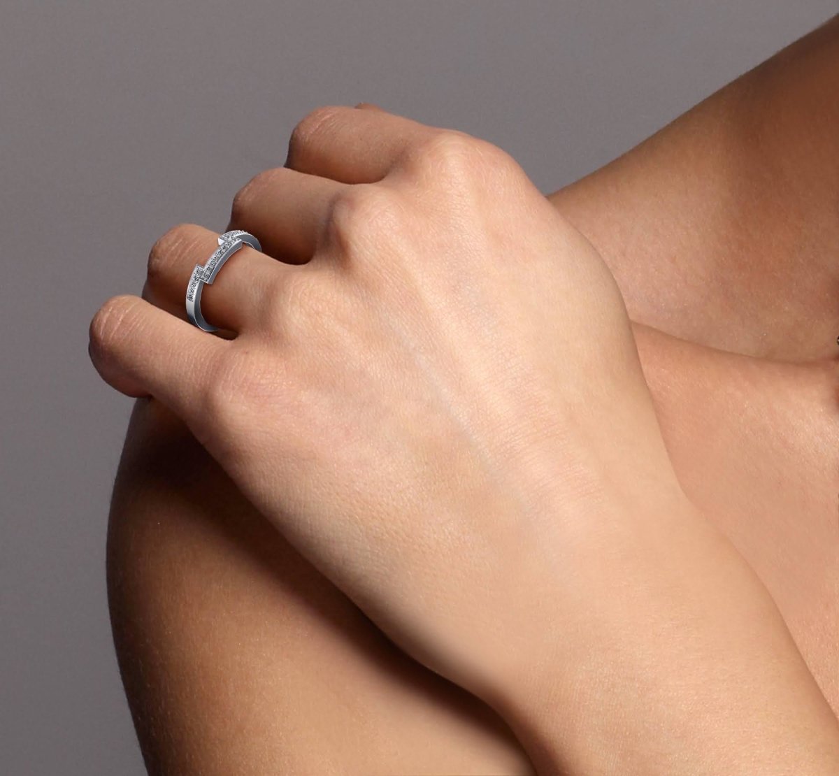 0.15 CT Round Cut Diamonds - Wedding Band