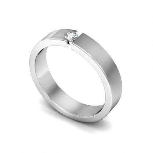 0.20 CT Round Cut Diamonds - Mens Wedding Band - Primestyle.com