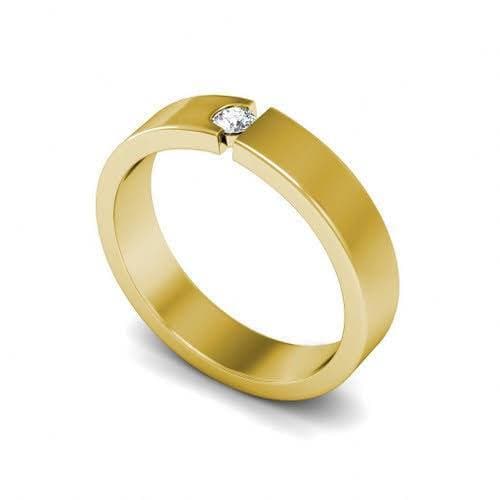 0.20 CT Round Cut Diamonds - Mens Wedding Band - Primestyle.com