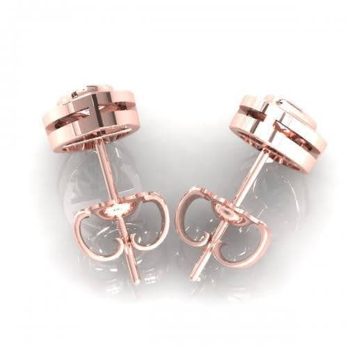 0.25-2.00 CT Marquise Cut Natural Diamonds - Stud Earrings