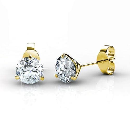 0.25-2.00 CT Round Cut Diamonds - Stud Earrings - Primestyle.com