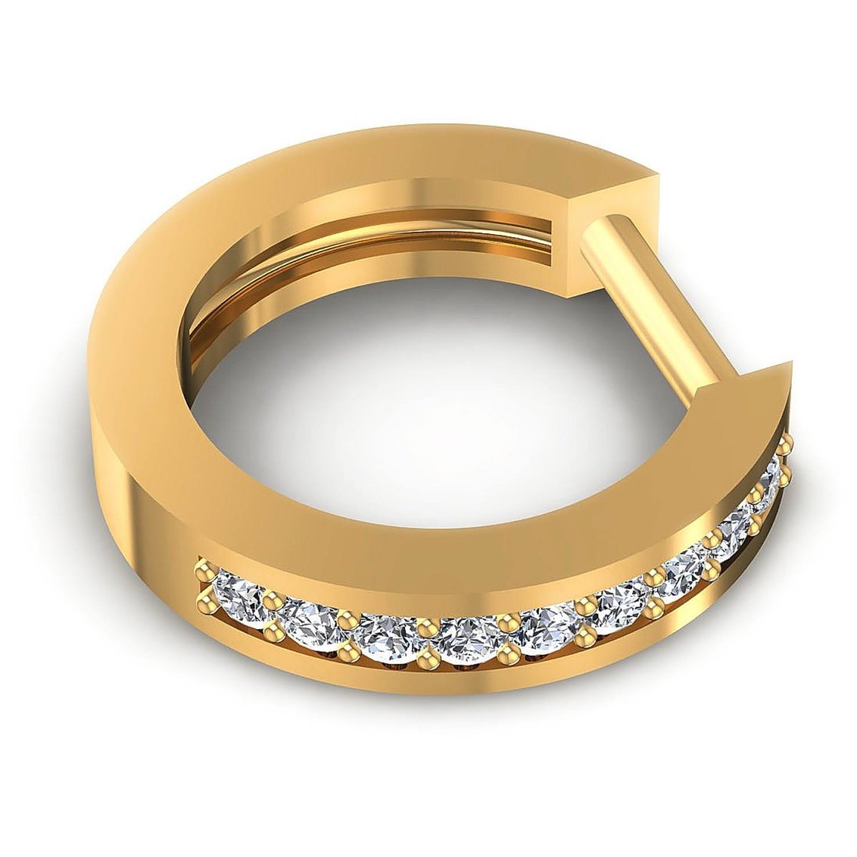 0.25 CT Round Cut Diamonds - Diamond Earrings