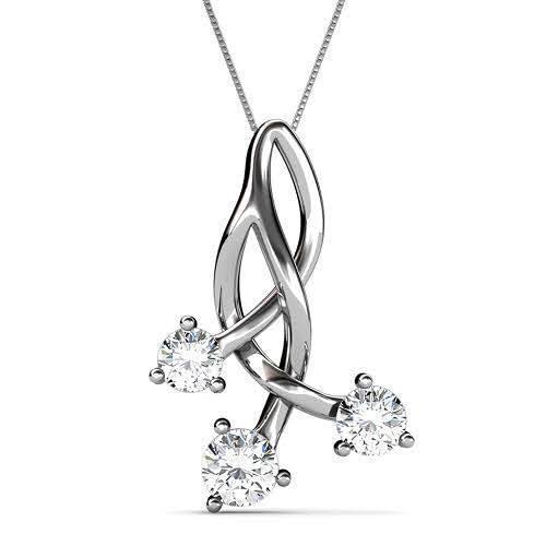 0.25 CT Round Cut Diamonds - Diamond Pendant - Primestyle.com