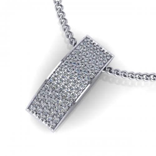 0.25 CT Round Cut Diamonds - Diamond Pendant - Primestyle.com