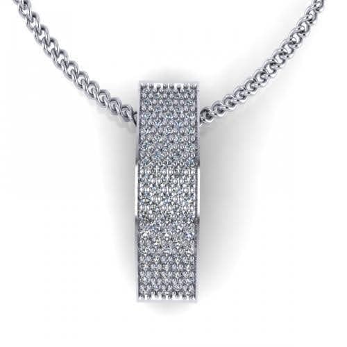 0.25 CT Round Cut Diamonds - Diamond Pendant