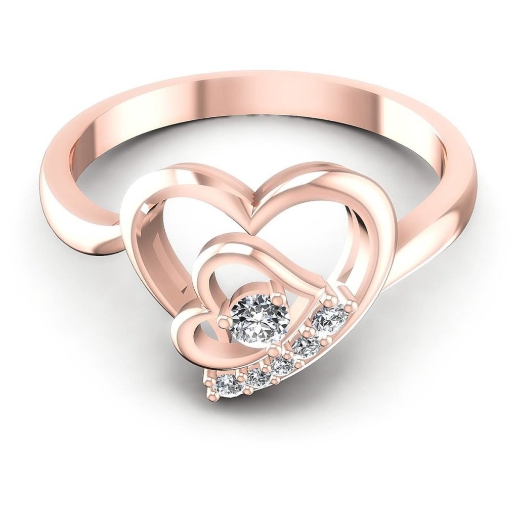 0.25 CT Round Cut Natural Diamonds - Fashion Rings - Primestyle.com