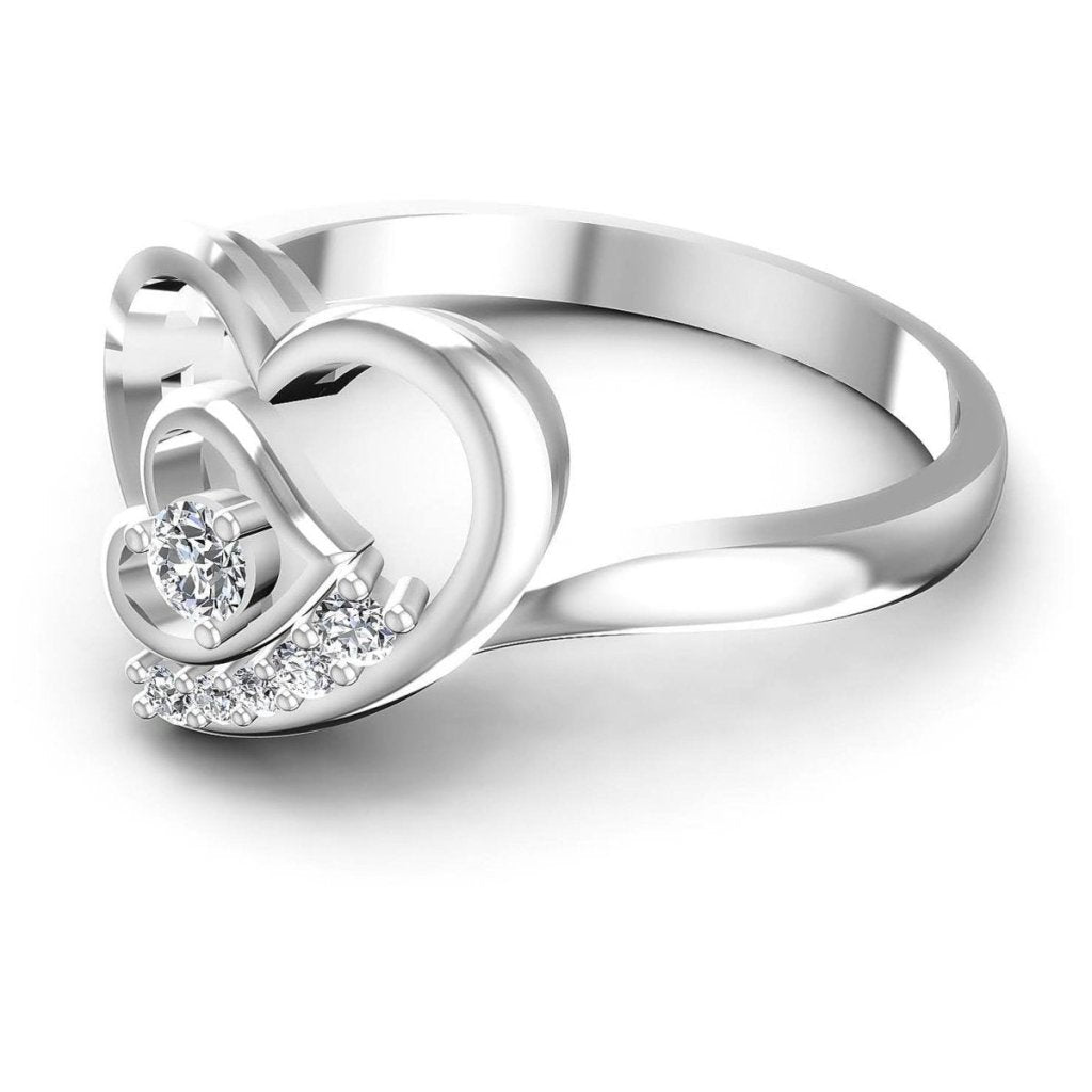 0.25 CT Round Cut Natural Diamonds - Fashion Rings