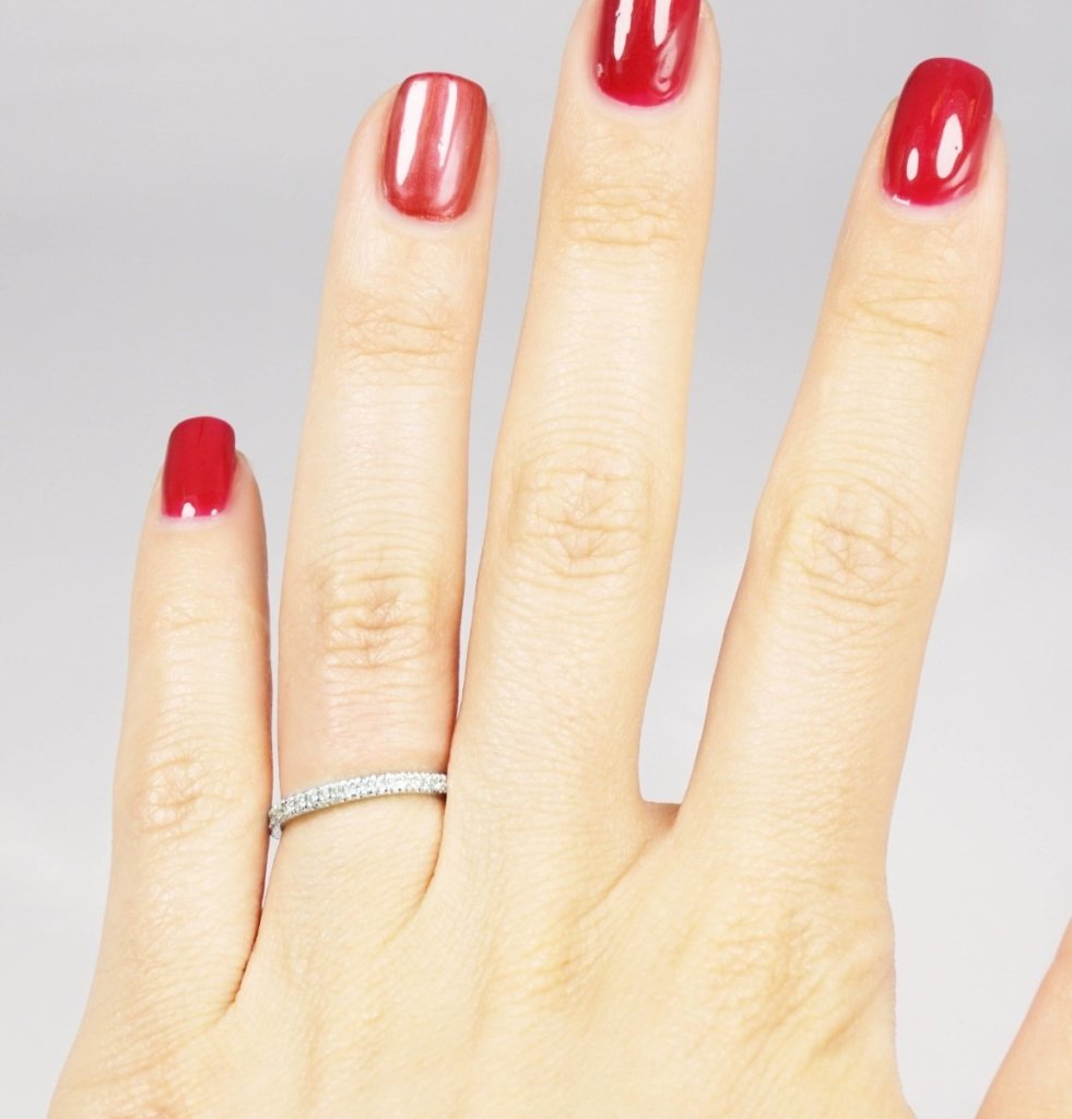 0.25 CT Round Cut Natural Diamonds - Wedding Band - Primestyle.com