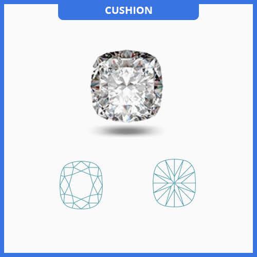 0.25CT I-J/VS Cushion Cut Diamond MDL#D9084-9 - Primestyle.com