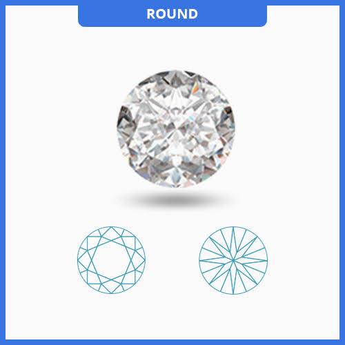 0.25CT I-J/VS Round Cut Diamond MDL