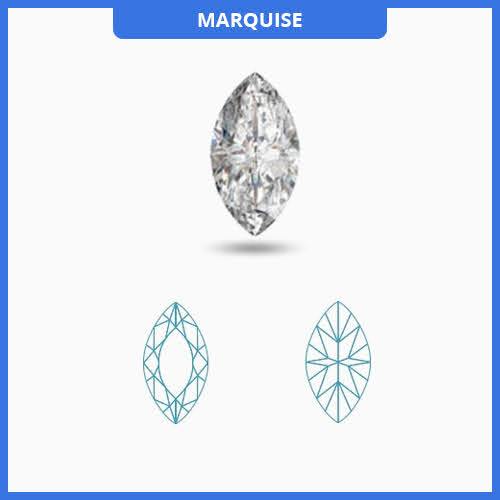 0.25CT J-K/VS2-SI1 Marquise Cut Diamond MDL