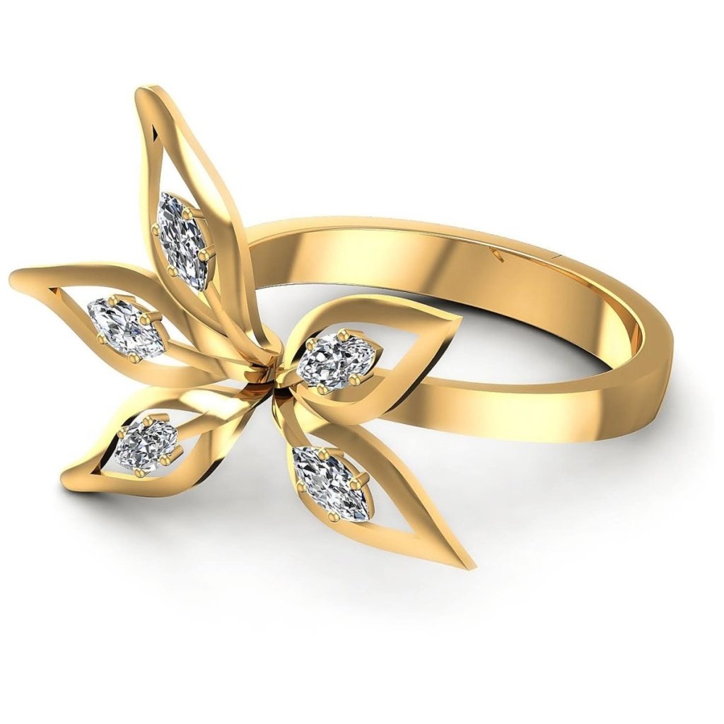0.30 CT Marquise Cut Natural Diamonds - Fashion Rings