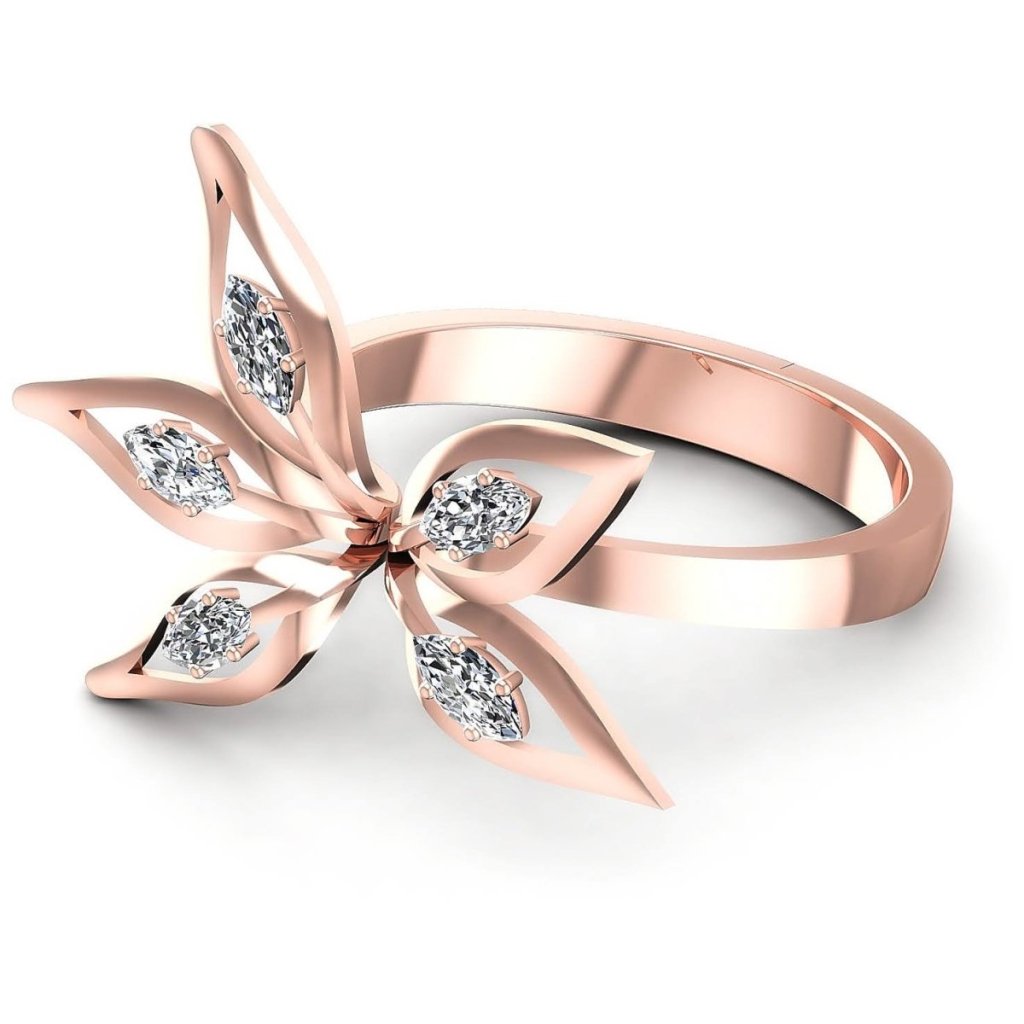 0.30 CT Marquise Cut Natural Diamonds - Fashion Rings - Primestyle.com