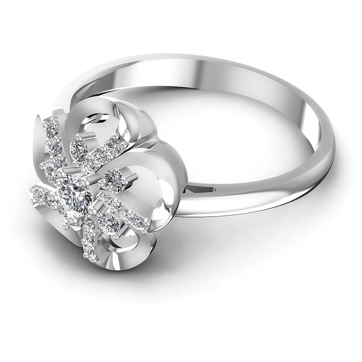 0.30 CT Round Cut Diamonds - Fashion Ring - Primestyle.com