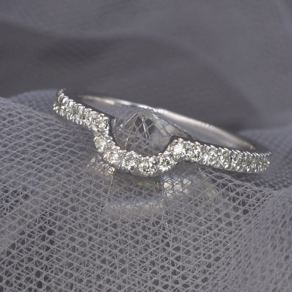 0.30 CT Round Cut Natural Diamonds - Wedding Band