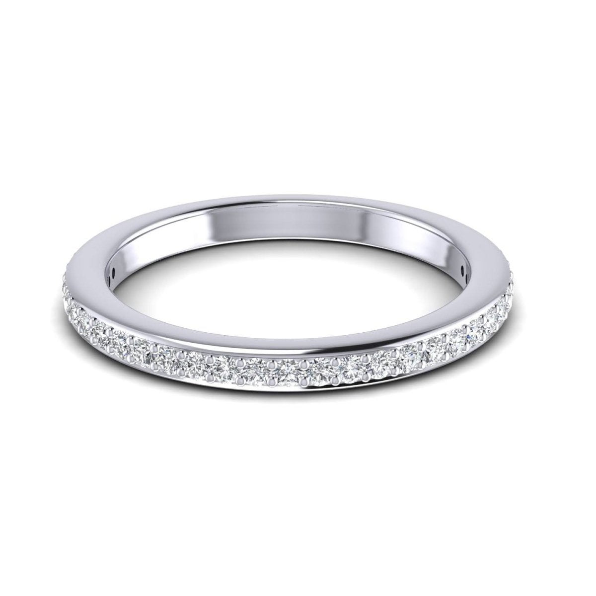 0.30 CT Round Cut Diamonds - Wedding Band - Primestyle.com