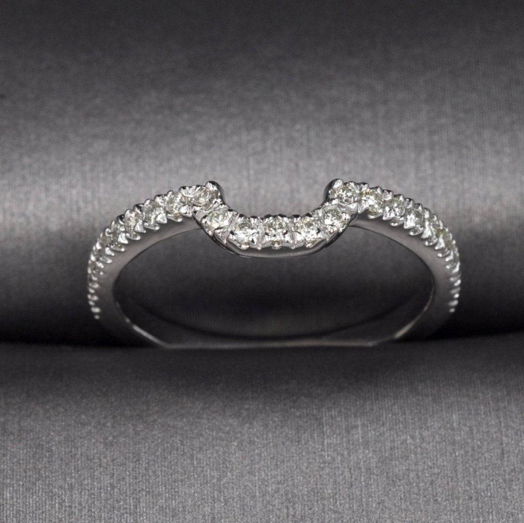 0.30 CT Round Cut Natural Diamonds - Wedding Band