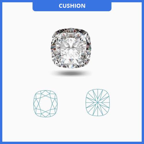 0.30CT I-J/VS Cushion Cut Diamond MDL