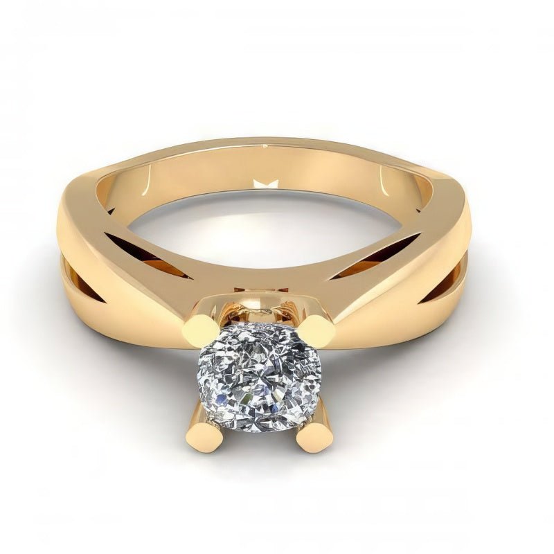 0.35-1.50 CT Cushion Cut Diamonds - Solitaire Ring