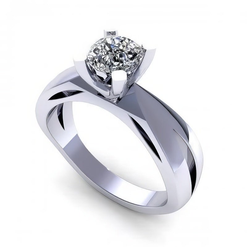 0.35-1.50 CT Cushion Cut Diamonds - Solitaire Ring