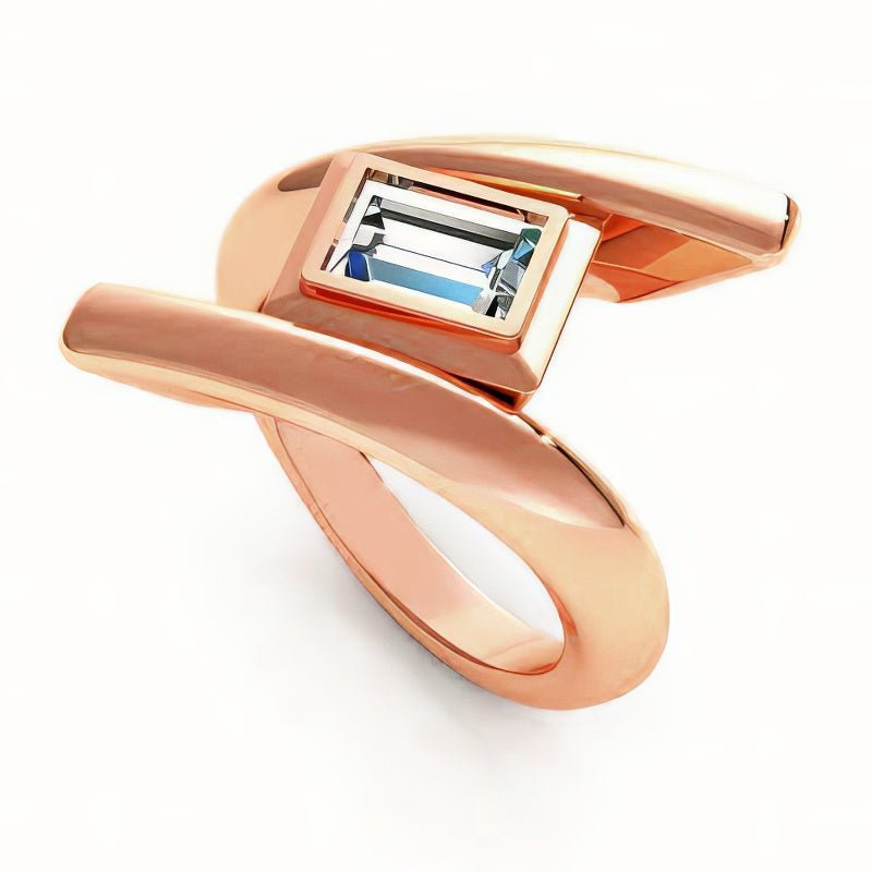 0.35-1.50 CT Emerald Cut Diamonds - Solitaire Ring - Primestyle.com