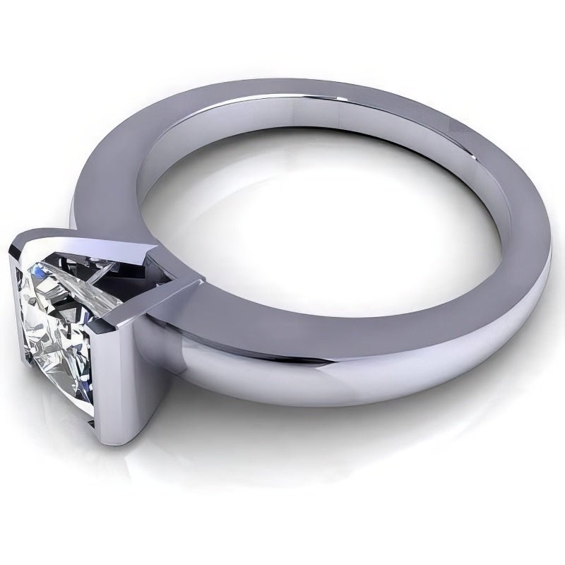0.35-1.50 CT Princess Cut Diamonds - Solitaire Ring - Primestyle.com
