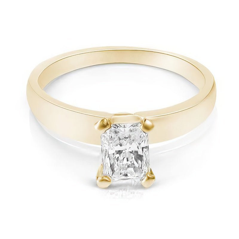 0.35 - 1.50 CT Radiant Cut Natural Diamonds - Solitaire Rings - Primestyle.com