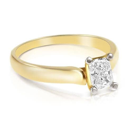 0.35-1.50 CT Radiant Cut Diamonds - Solitaire Ring - Primestyle.com