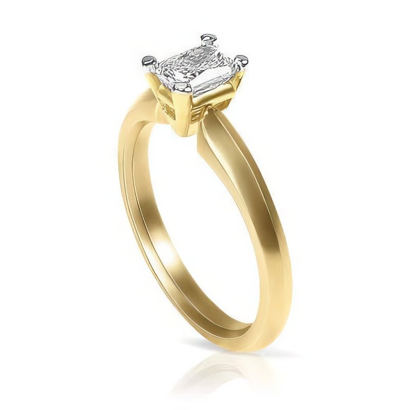 0.35-1.50 CT Radiant Cut Diamonds - Solitaire Ring - Primestyle.com