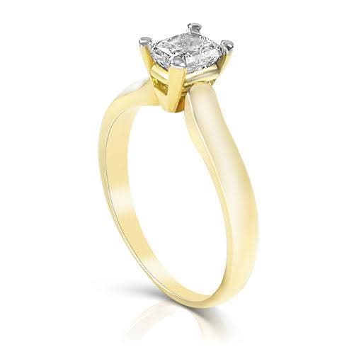 0.35-1.50 CT Radiant Cut Diamonds - Solitaire Ring - Primestyle.com