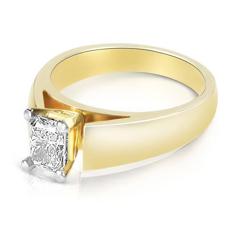 0.35-1.50 CT Radiant Cut Natural Diamonds - Solitaire Rings