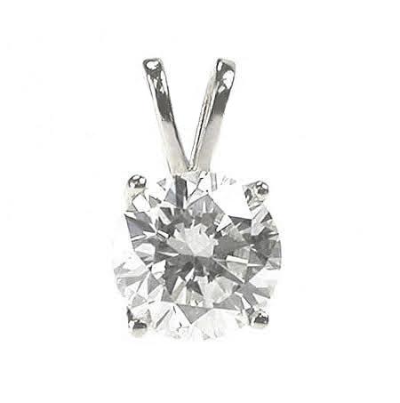 0.35-1.50 CT Round Cut Diamonds - Solitaire Pendant - Primestyle.com