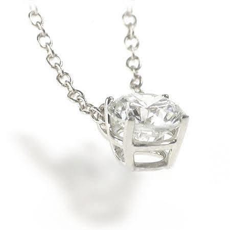 0.35-1.50 CT Round Cut Diamonds - Solitaire Pendant - Primestyle.com