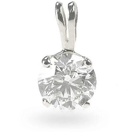 0.35-1.50 CT Round Cut Natural Diamonds - Solitaire Pendant