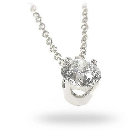 0.35-1.50 CT Round Cut Natural Diamonds - Solitaire Pendant