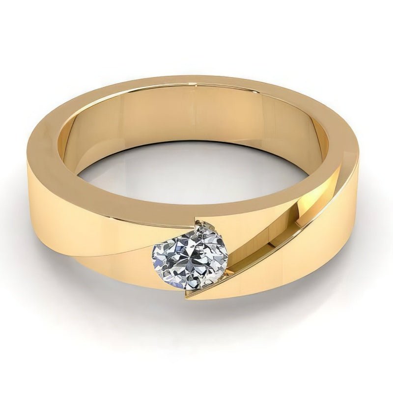 0.35-1.50 CT Round Cut Natural Diamonds - Solitaire Rings