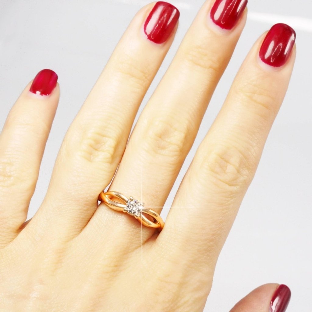 0.35-1.50 CT Round Cut Natural Diamonds - Solitaire Rings