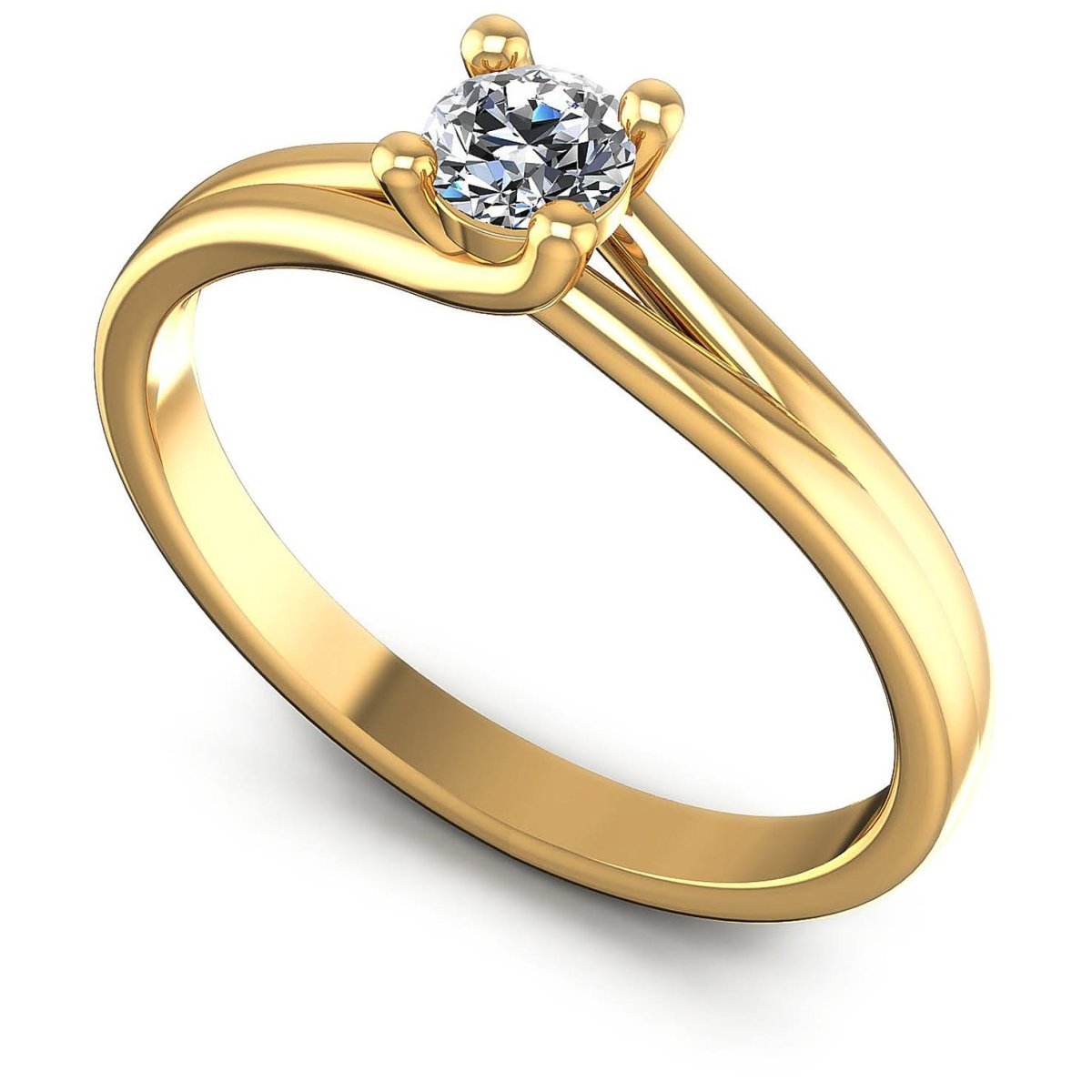 0.35-1.50 CT Round Cut Diamonds - Solitaire Ring - Primestyle.com