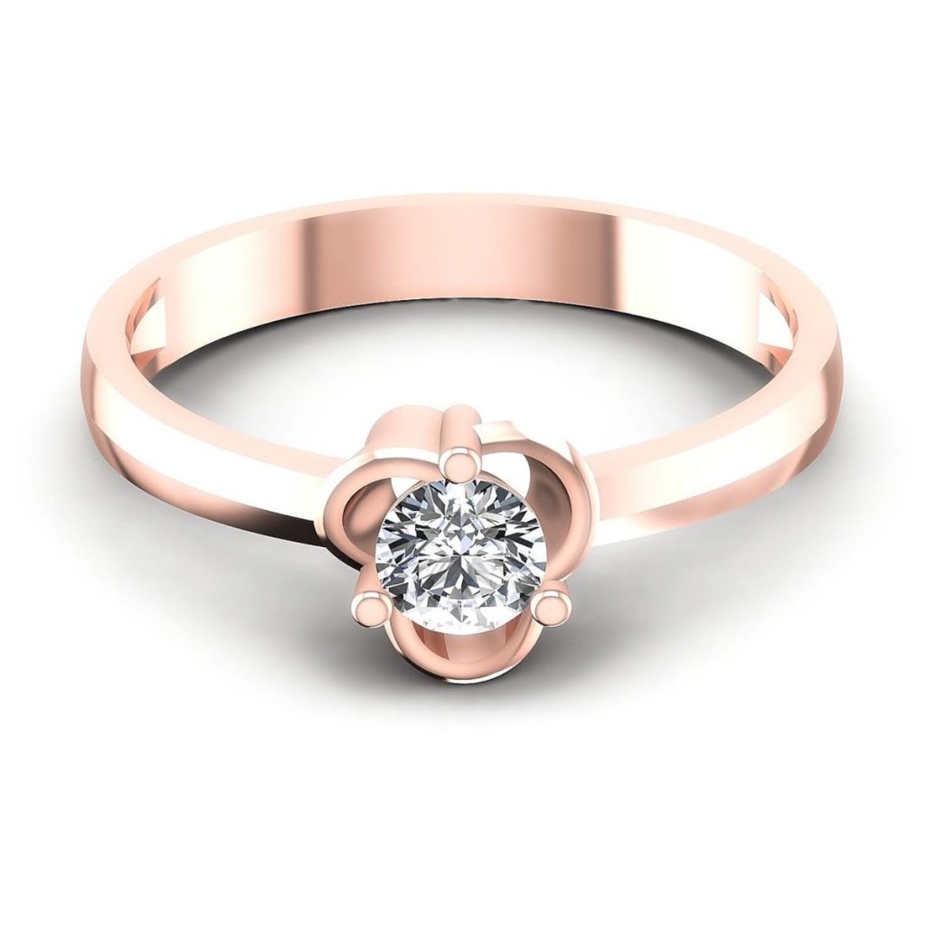 0.35-1.50 CT Round Cut Natural Diamonds - Solitaire Rings