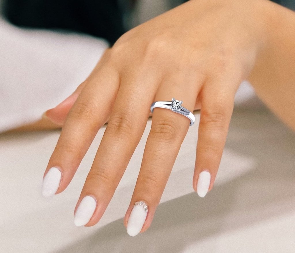 0.35 - 1.50 CT Round Cut Natural Diamonds - Solitaire Rings - Primestyle.com