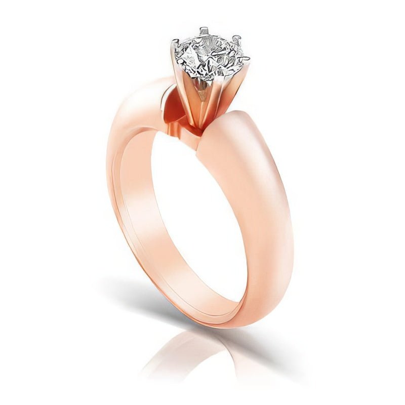 0.35-1.50 CT Round Cut Diamonds - Solitaire Ring - Primestyle.com