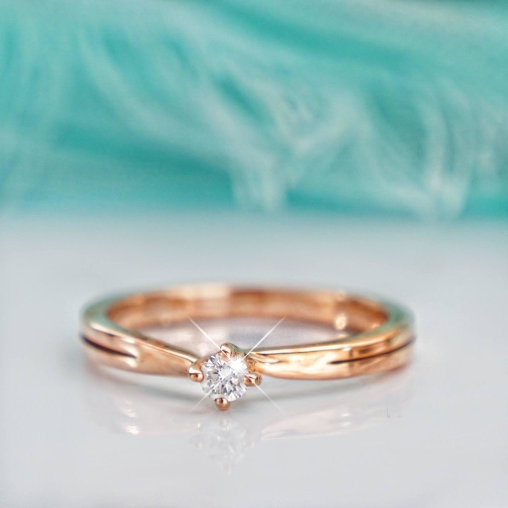 0.35-1.50 CT Round Cut Natural Diamonds - Solitaire Rings