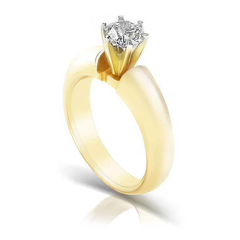 0.35-1.50 CT Round Cut Diamonds - Solitaire Ring - Primestyle.com