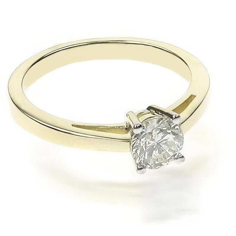 0.35-1.50 CT Round Cut Natural Diamonds - Solitaire Rings