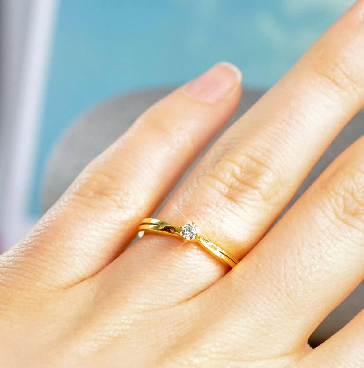 0.35-1.50 CT Round Cut Natural Diamonds - Solitaire Rings