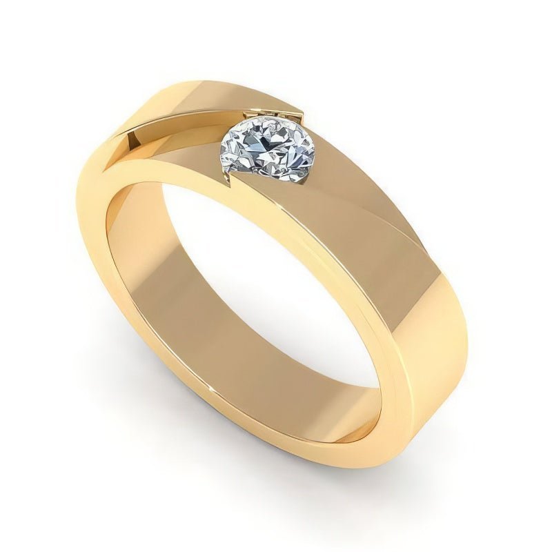 0.35 - 1.50 CT Round Cut Natural Diamonds - Solitaire Rings - Primestyle.com