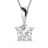 0.35 CT Round Cut Diamonds - Diamond Pendant - Primestyle.com